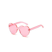 Thumbnail for Heart Rimless Glasses - Pink / One Size