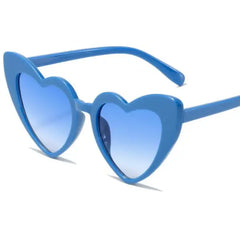 Heart Shape Sunglasses Glitter Frame Sun Shades