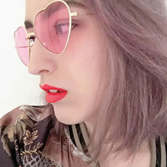 Heart Shaped Cute Sunglasses for Women