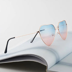 Heart Shaped Cute Sunglasses for Women