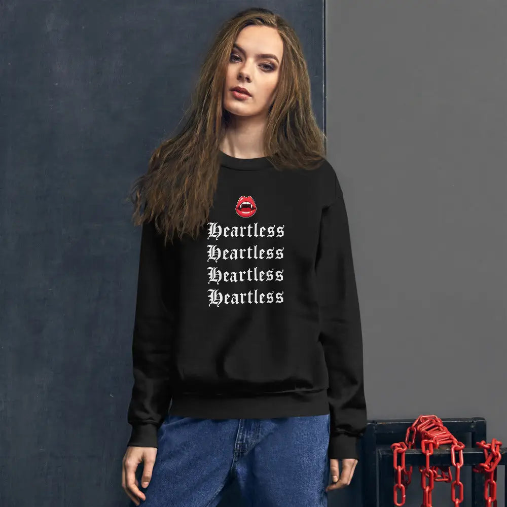 Heartless Female Vampire Sweatshirt