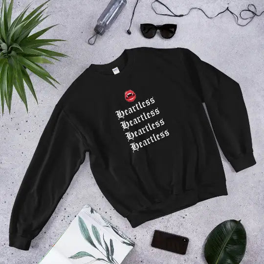 Heartless Female Vampire Sweatshirt