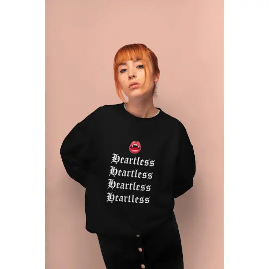 Heartless Female Vampire Sweatshirt