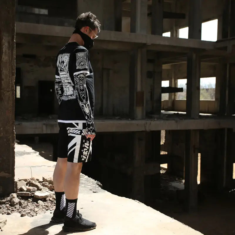 Heavier Cotton T Shirt with Double Stitching Sleeves Adds