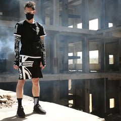 Heavier Cotton T Shirt with Double Stitching Sleeves Adds