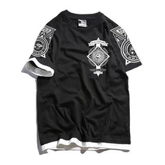 Heavier Cotton T Shirt with Double Stitching Sleeves Adds