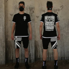 Heavier Cotton T Shirt with Double Stitching Sleeves Adds