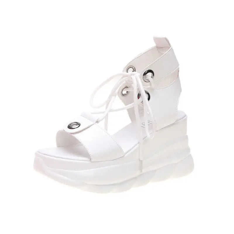 Heels PU Leather Platform Sandals for Women Euro Size