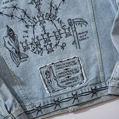 Hello Bileh Demon Denim Jacket