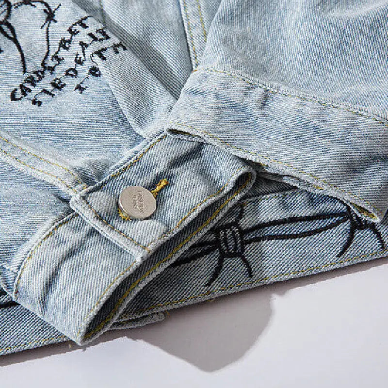 Hello Bileh Demon Denim Jacket