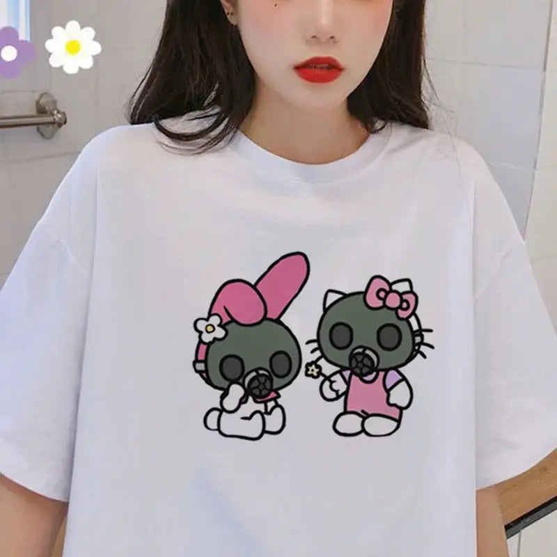 Hello Kitty Gas Mask Oversize T-shirt