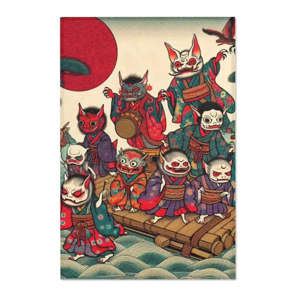 Hideyoshi Nishimura - Japanese Yōkai Rug. - 24’ × 36’