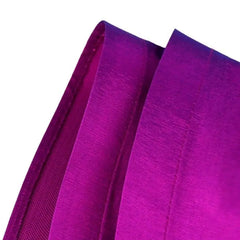 High Neck Flare Sleeve Layered Cotton Dress