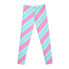 High Waist CandyCane Striped Sport Legging