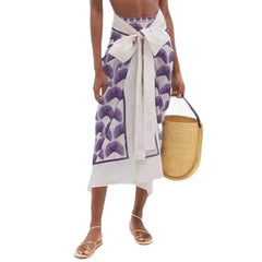 High Waisted Printed Three Piece Swimsuit for Women