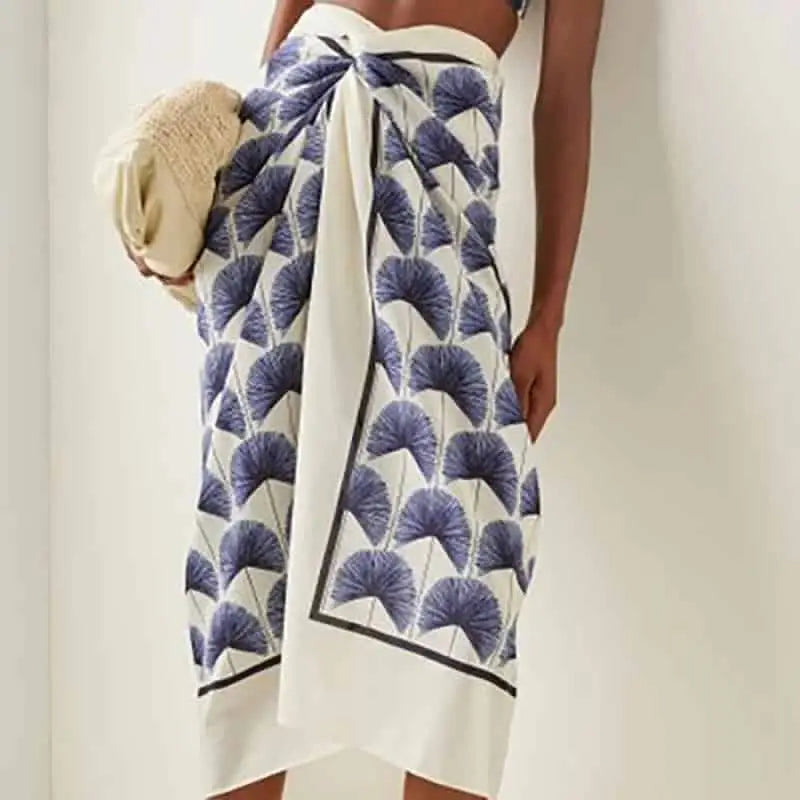 High Waisted Printed Three Piece Swimsuit for Women