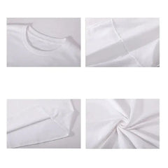 Hip Hop Cotton T Shirt Solid Color Casual Style