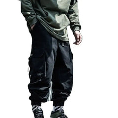 Hip Hop Harem Cargo Pants with Adjustable Leg Circumference