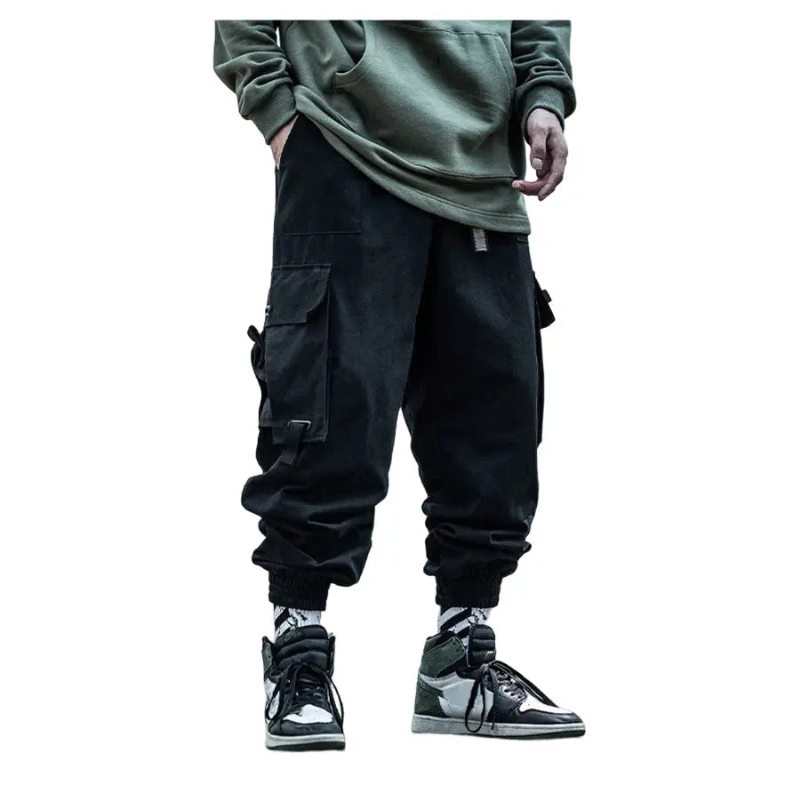 Hip Hop Harem Cargo Pants with Adjustable Leg Circumference