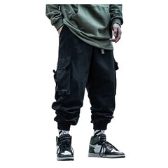 Hip Hop Harem Cargo Pants with Adjustable Leg Circumference