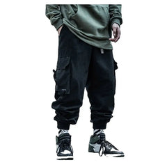 Hip Hop Harem Cargo Pants with Adjustable Leg Circumference