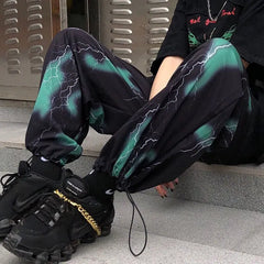 Hip Hop Joggers Grunge Aesthetic Sweatpants for Men