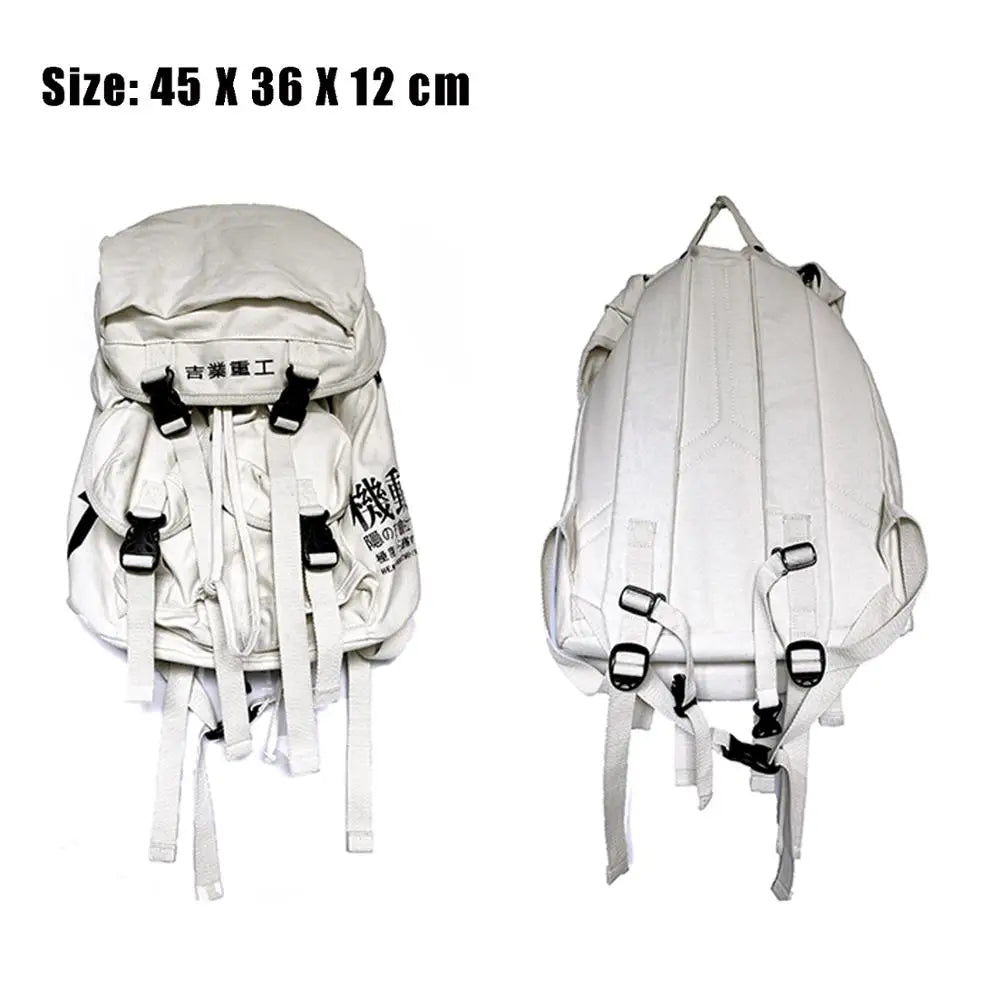 Hip Hop Korean Backpacks - White / One Size - Backpack