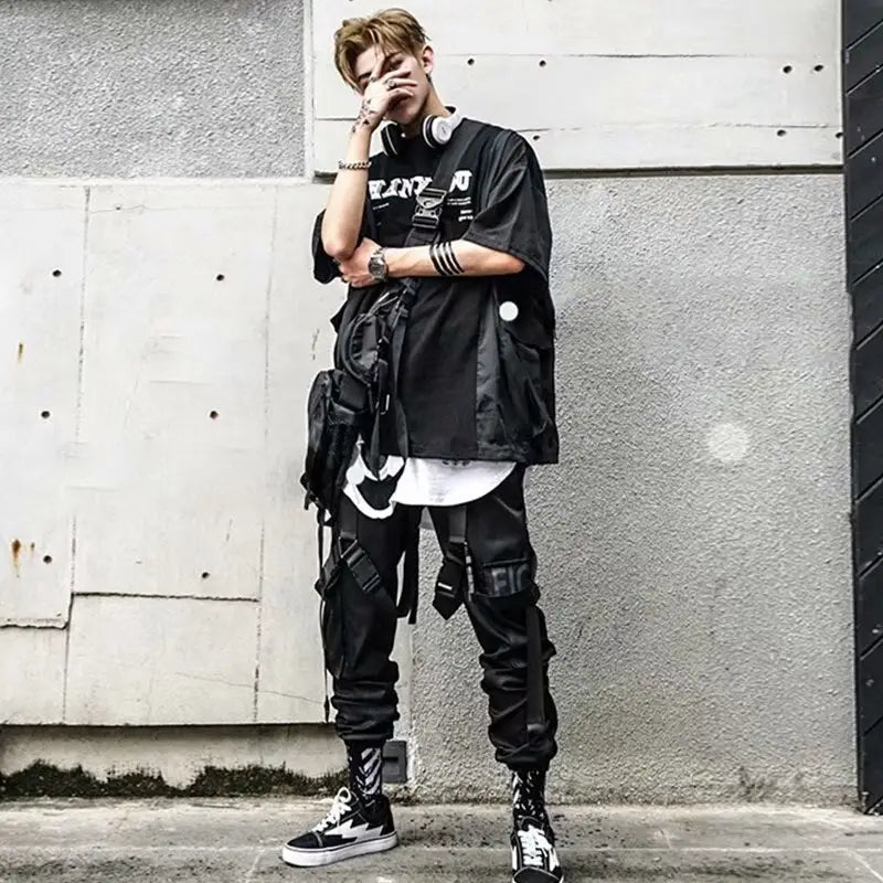 Hip Hop Pocket Loose Cargo Pants