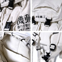Hip Hop Ribbon Korean Backpacks for Everyday Style