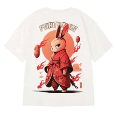 Hip Hop Short Sleeve T Shirt with Oversized Prints Teacher