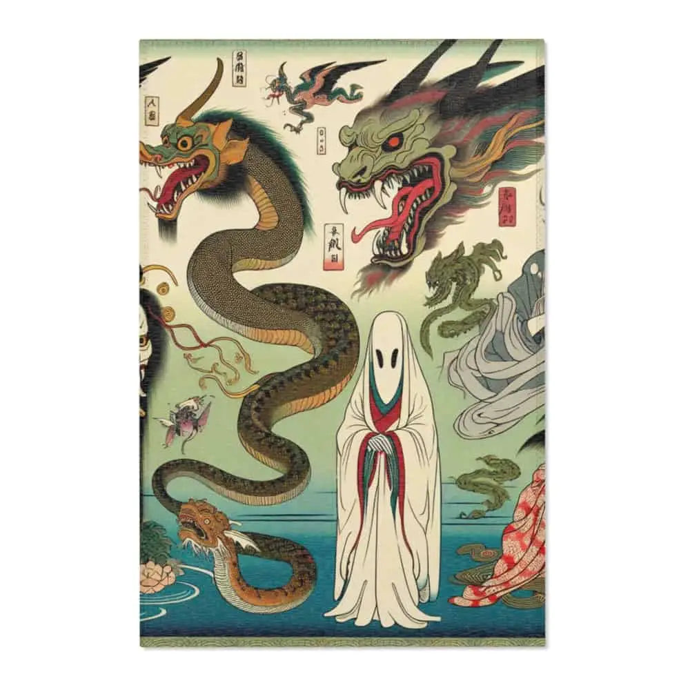 Hiroshi Kaminari - Japanese Yōkai Rug