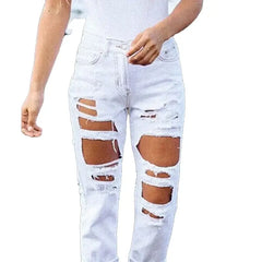 ’Hole’ Torn Ripped Jeans