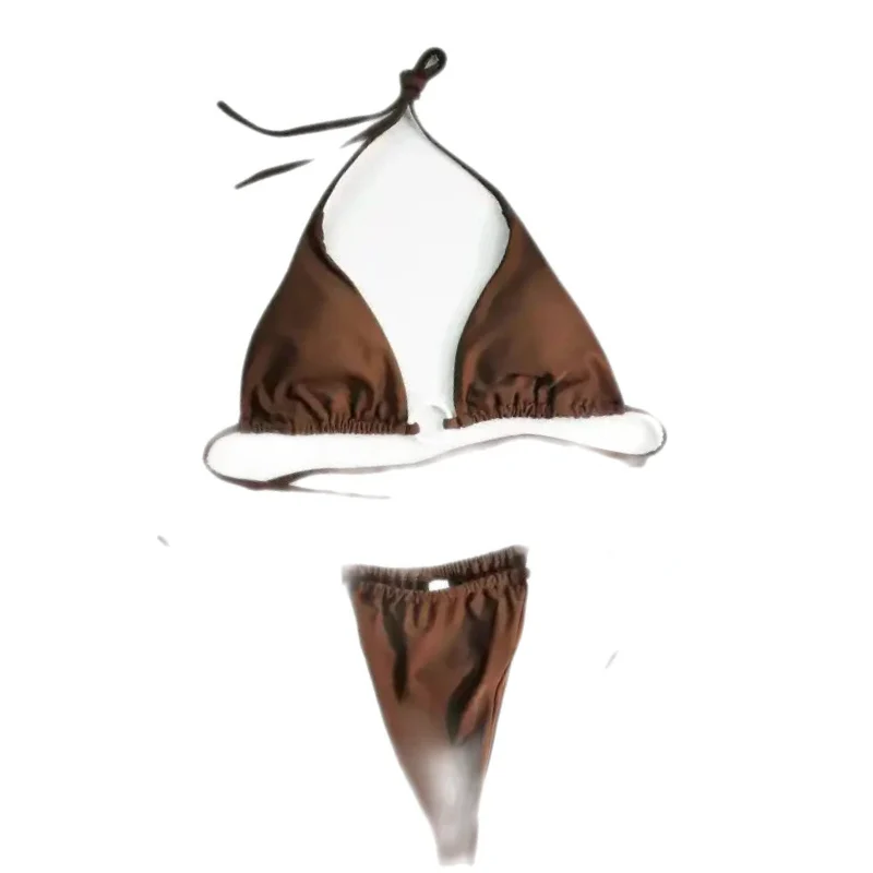 Hollow Out Swimsuit Thong Bikini Cross Straps