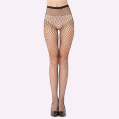 Hollowed Out Mesh Pantyhose Material Polyester Spandex