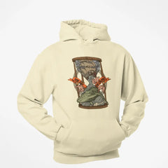 Hoodie One-Life One-Chance Whale and Boat Design Inside