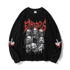 Horror Masks Harajuku Sweatshirt