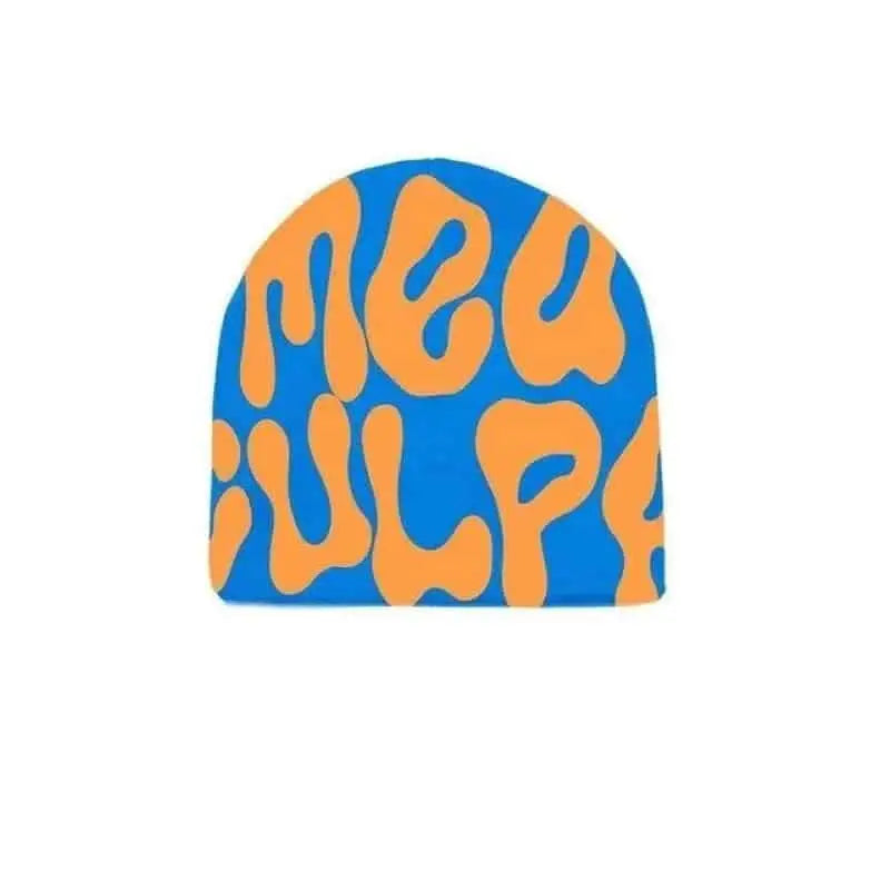 Hundred Take Knitting Warm Beanie for Cold Weather Blue