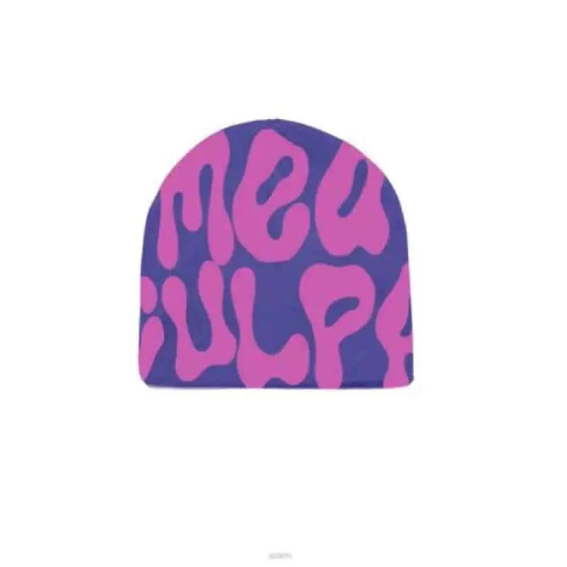 Hundred Take Knitting Warm Beanie for Cold Weather Blue