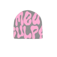 Hundred Take Knitting Warm Beanie for Cold Weather Gray