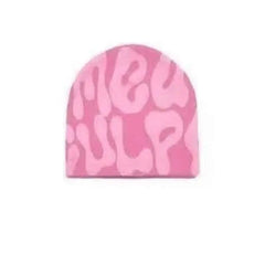Hundred Take Knitting Warm Beanie for Cold Weather Pink