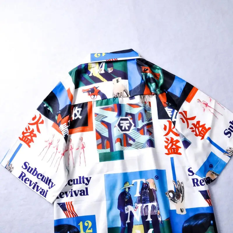 火盗 Japanese Buttons Shirt