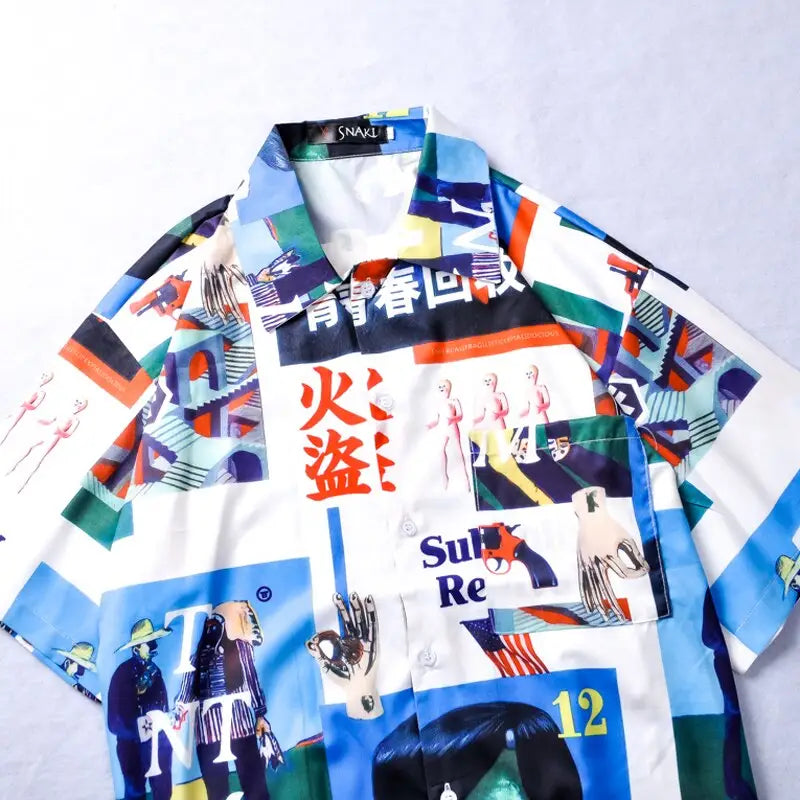 火盗 Japanese Buttons Shirt