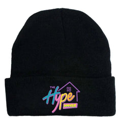 Hype House Elastic Knitted Hat for Women Black1 / One Size
