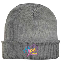 Hype House Elastic Knitted Hat for Women Gray1 / One Size