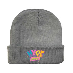 Hype House Elastic Knitted Hat for Women Gray2 / One Size