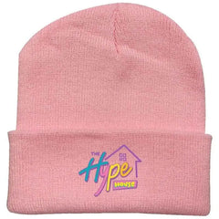 Hype House Elastic Knitted Hat for Women Pink1 / One Size