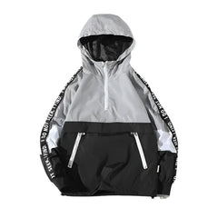 I FIND Waterproof Hooded Zipper Jacket gray / S