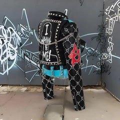 I Wanna Be Me Vegan Leather Jacket