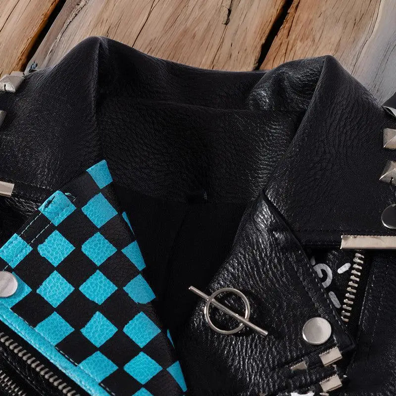 I Wanna Be Me Vegan Leather Jacket