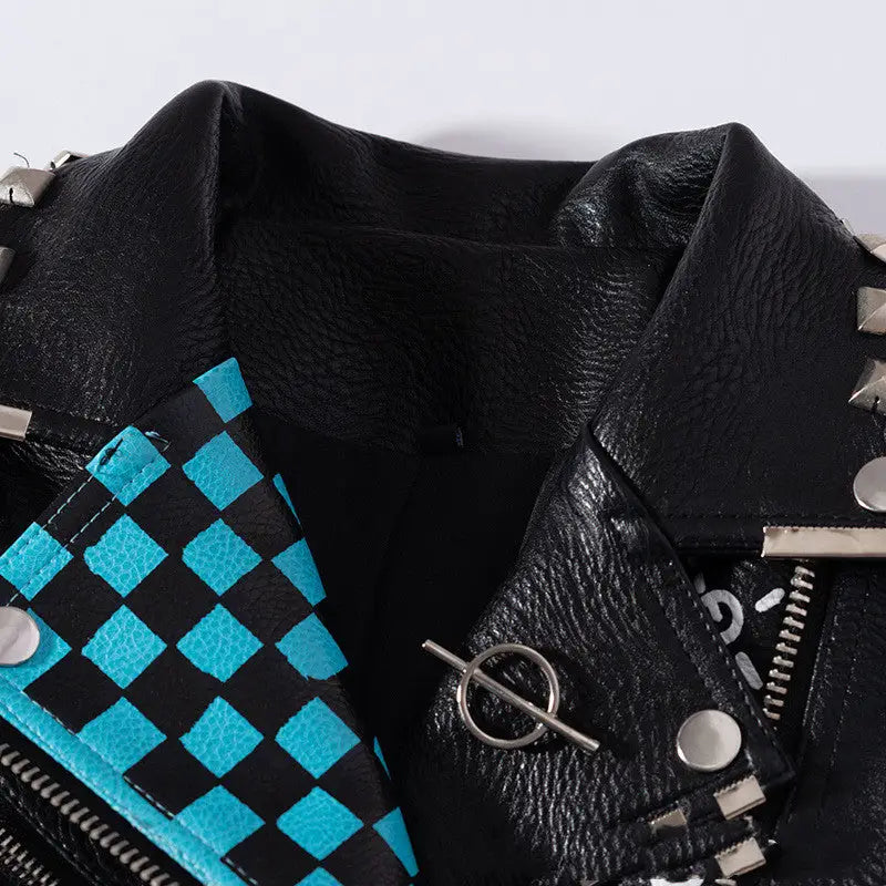 I Wanna Be Me Vegan Leather Jacket